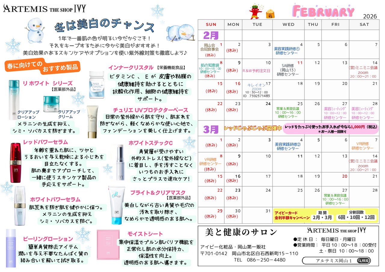 2月のアイビーニュースの画像